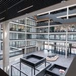 Modern office spaces for rent in Hamburg’s HafenCity.
