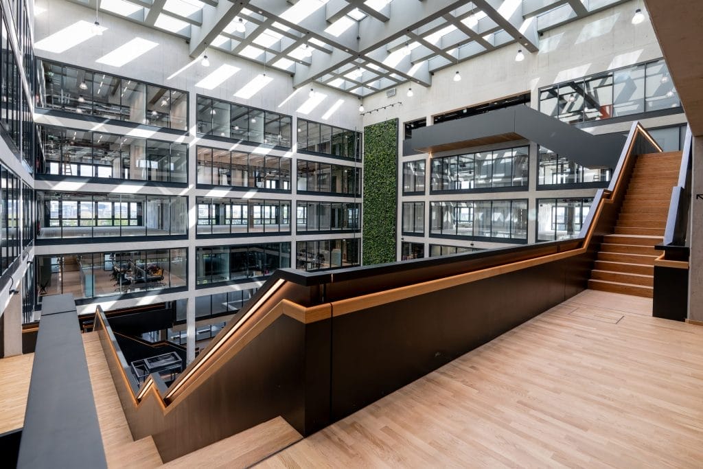 Flexible Bürolösungen bei EDGE Workspaces in der HafenCity.