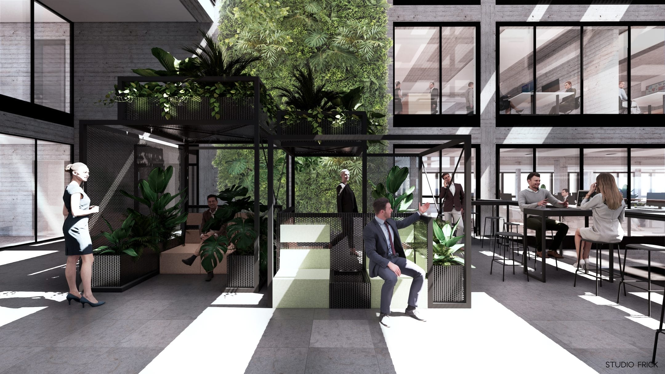 Render of HafenCity - sutainability and innovation in the newest business district of Hamburg