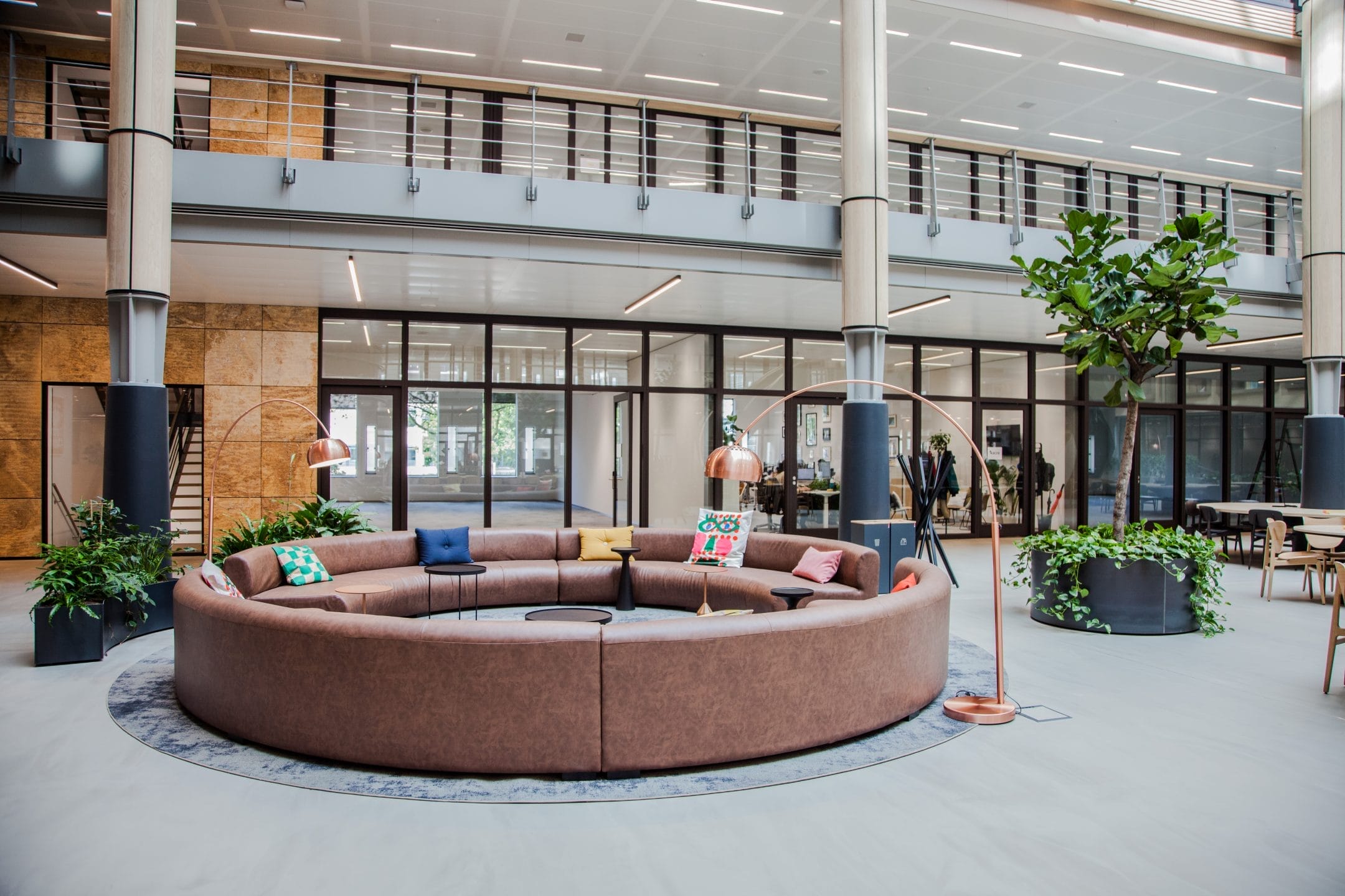 Flexible coworking spaces at EDGE Workspaces, fostering networking and collaboration among businesses.